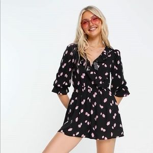 Miss selfridge frill wrap romper